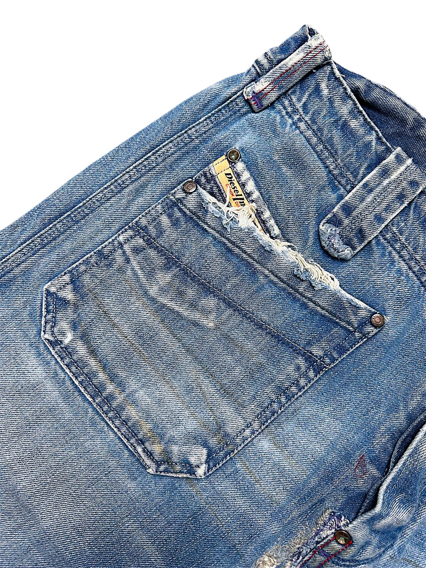 Vintage Diesel Y2K Baggy Jeans (M)