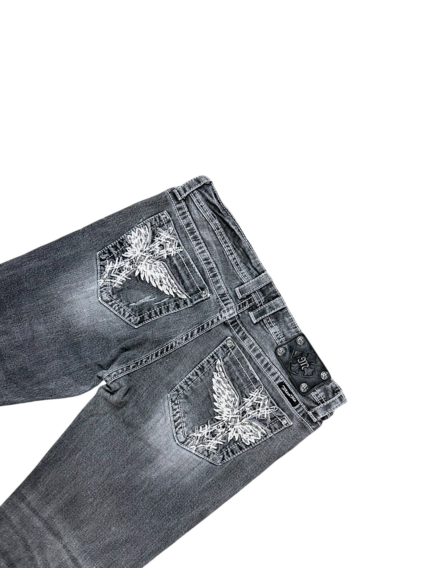 Vintage Miss Me Y2K Bootcut Damenjeans (M)
