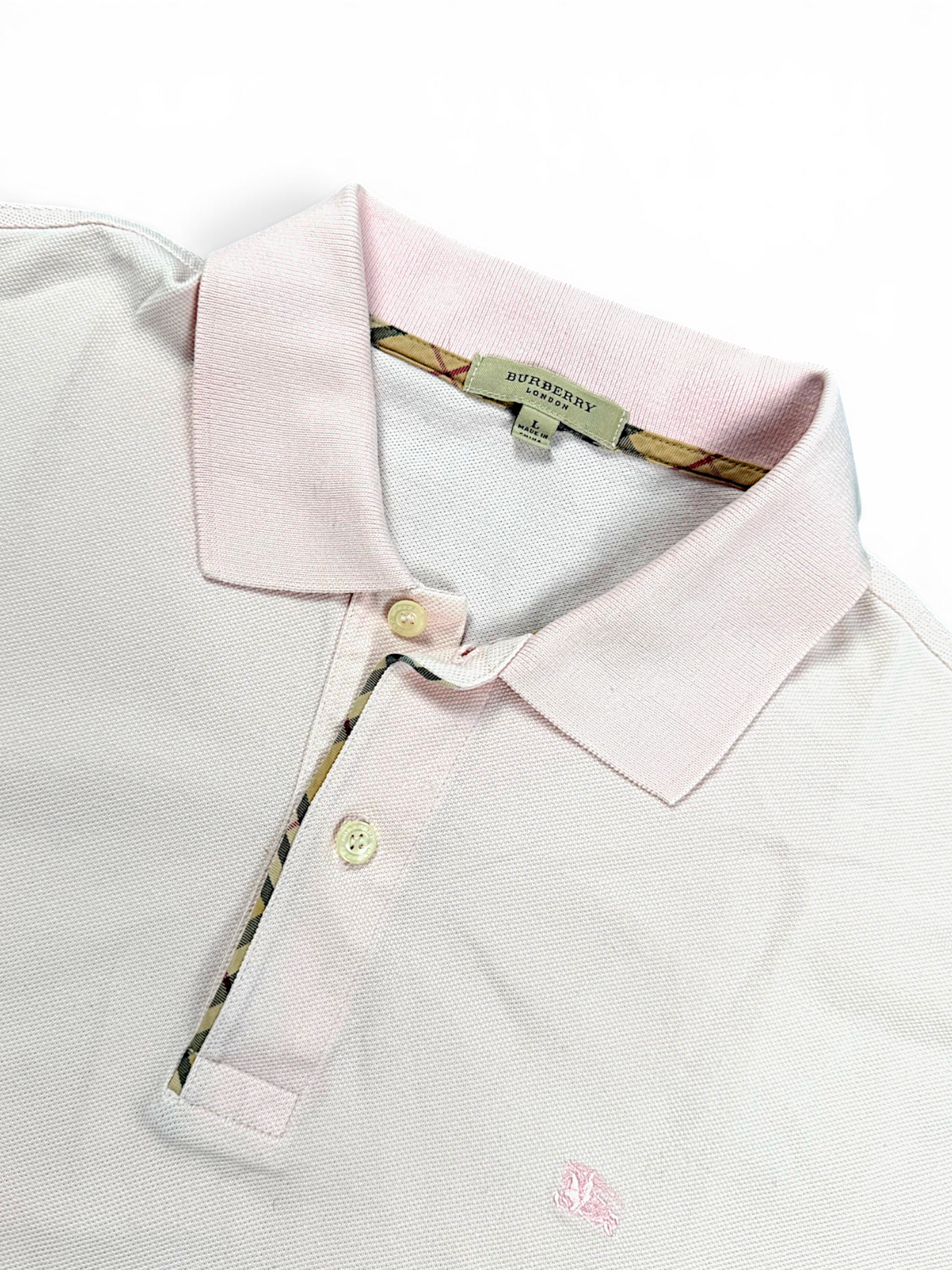 Vintage Burberry Y2K Polo (L)