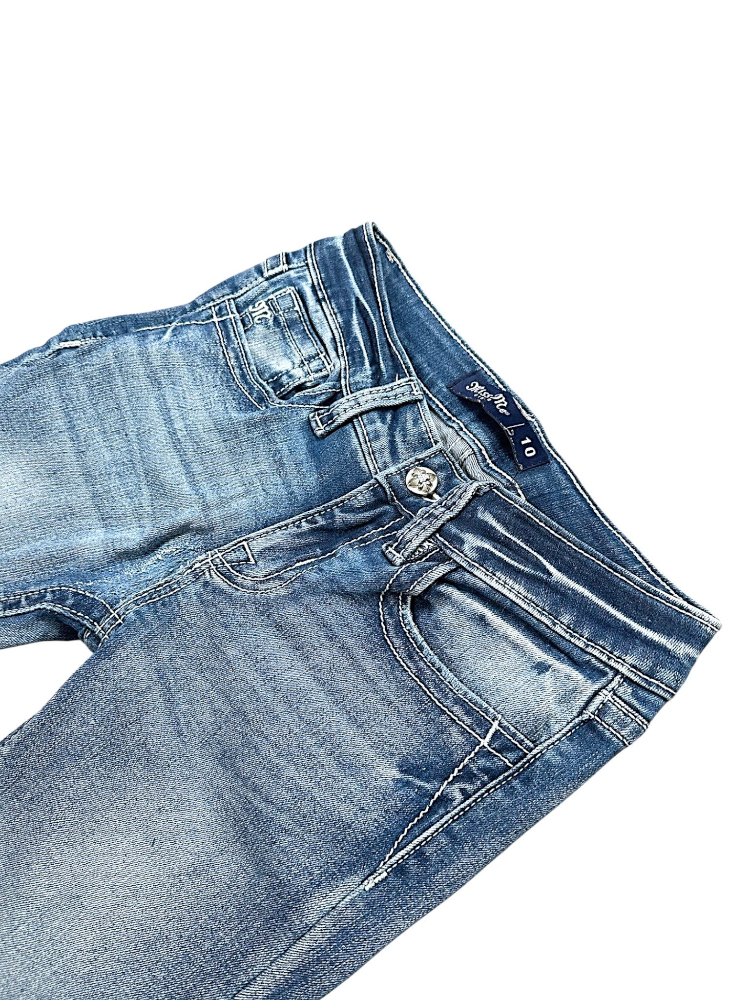 Vintage Miss Me Y2K Low Waist Bootcut / Flared Damenjeans (XS)