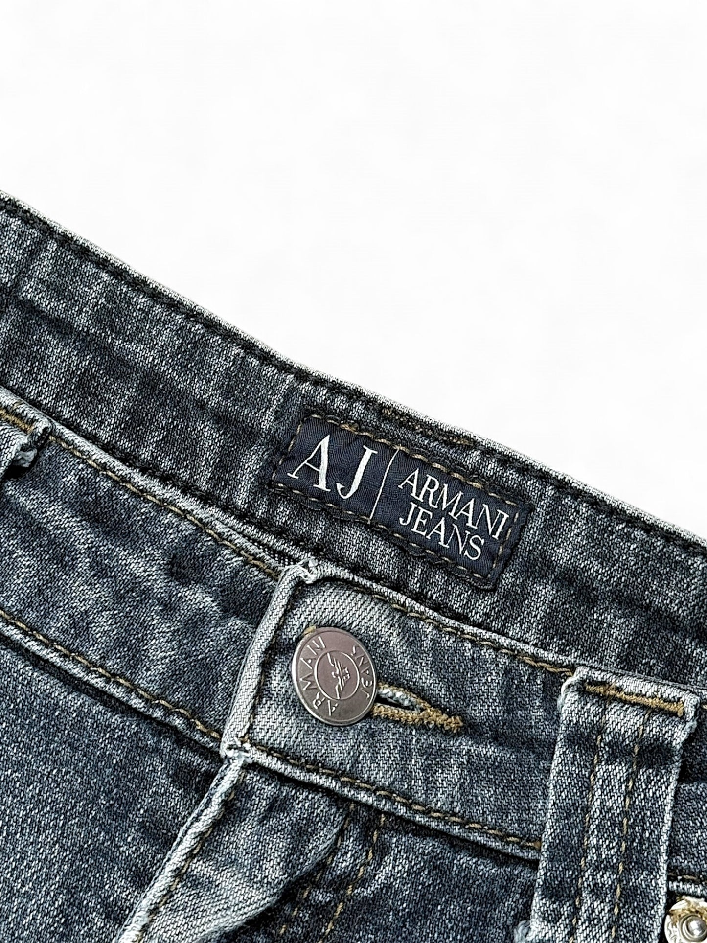 Vintage Armani straight leg Jeans (XS)