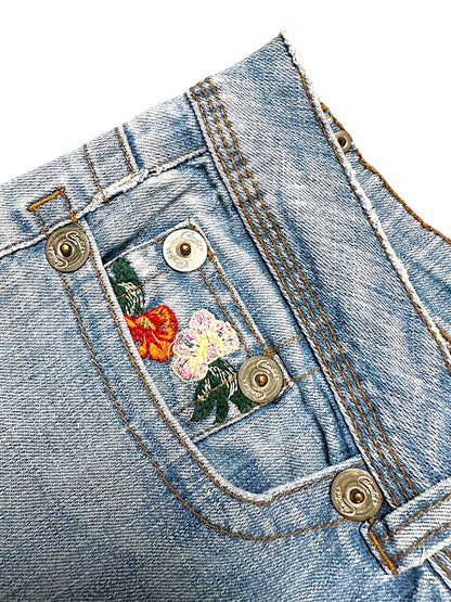 Vintage Japan Style Y2K Flared Damenjeans (M)