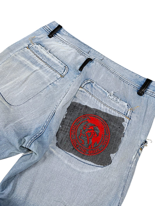 Vintage Diesel Y2K Baggy Jeans (XS)