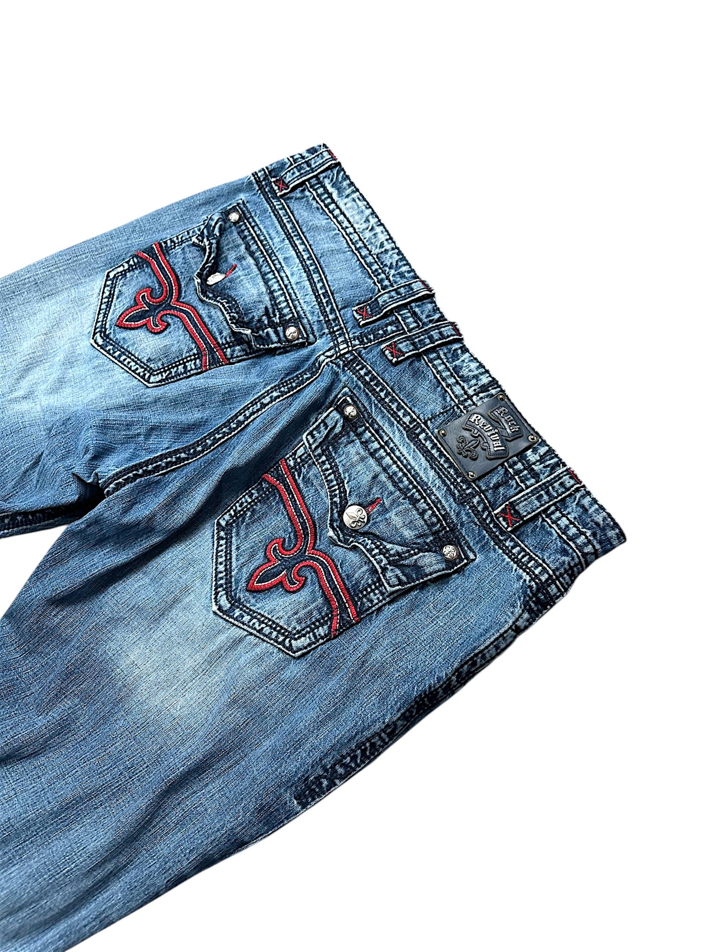 Vintage Rock Revival Y2K Baggy Jeans (XXL)