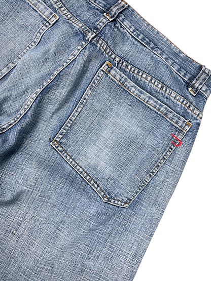 Vintage Diesel Y2K Flared/Baggy Jeans (L)