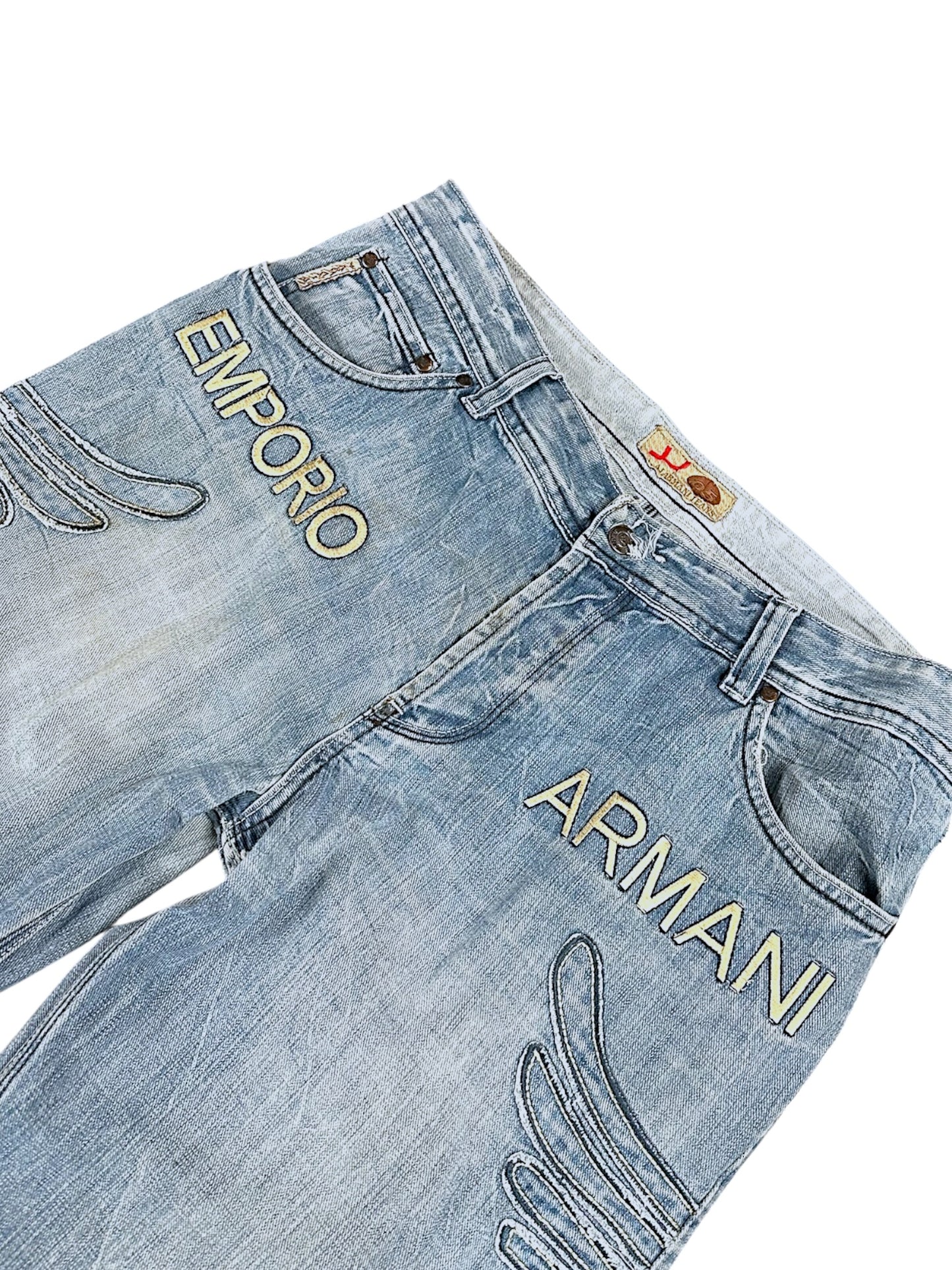 Vintage Armani Y2K Baggy Jeans (L)