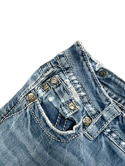 Vintage Miss Me Y2K Low Waist Bootcut / Flared Damenjeans (M)