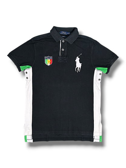 Vintage Ralph Lauren Y2K „Big Pony“ Italia Polo (M)