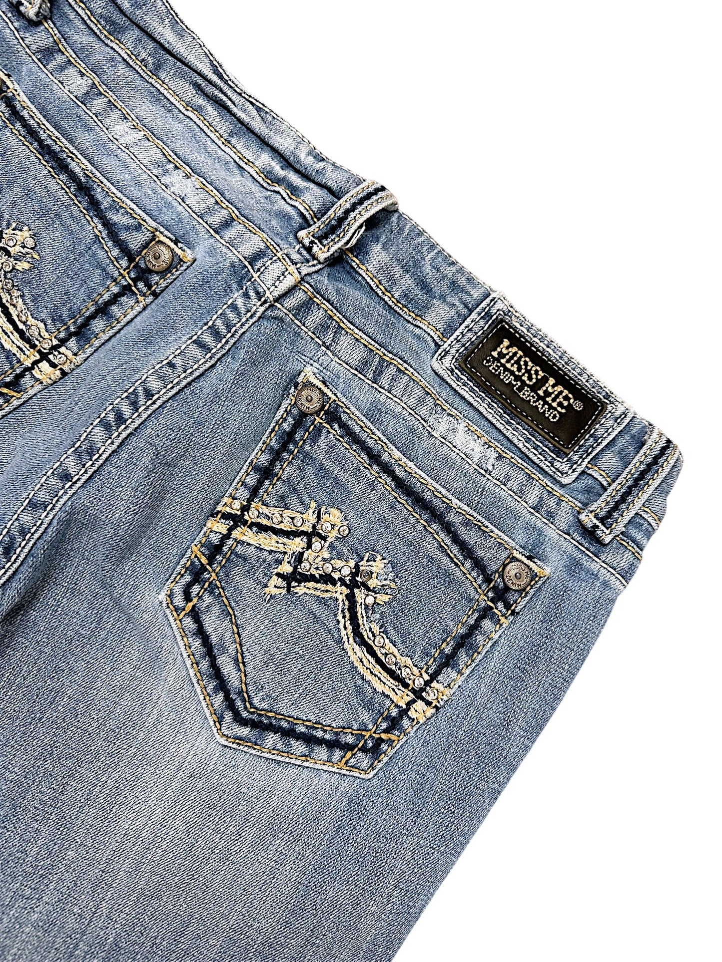 Vintage Miss Me Y2K Bootcut / Flared Damenjeans (XL)