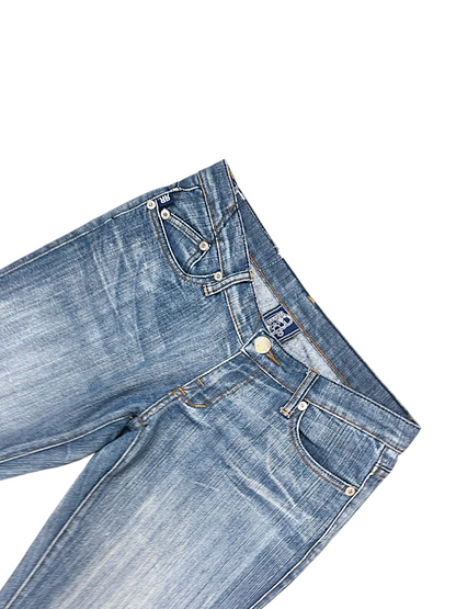 Vintage Victoria Beckham Y2K Low Waist Flared Damenjeans (L)