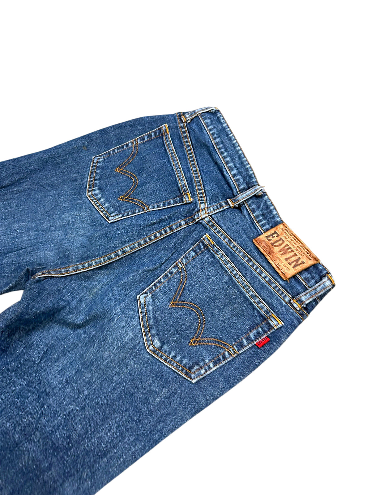 Vintage Edwin Straight Leg Damenjeans (M) – Detailaufnahme 3