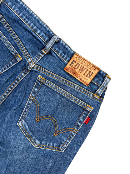Vintage Edwin Straight Leg Damenjeans (M) – Detailaufnahme 4