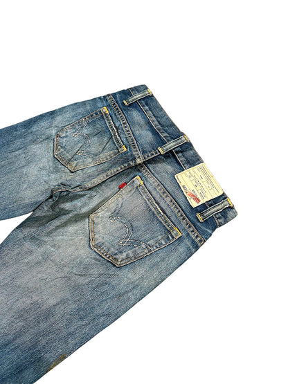 Vintage Edwin Japan Style Straight Leg Damenjeans „503“ (M) – Detailaufnahme 3