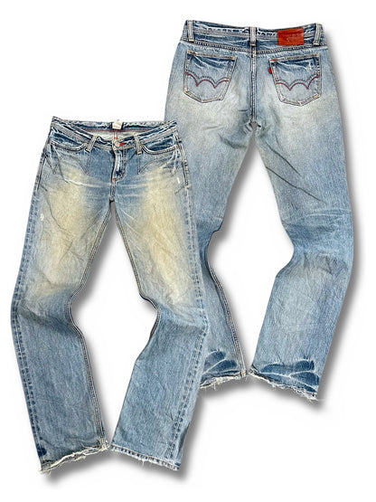 Vintage Edwin Straight Leg Jeans „Miss 503“ (M) – Vorder- und Rückansicht