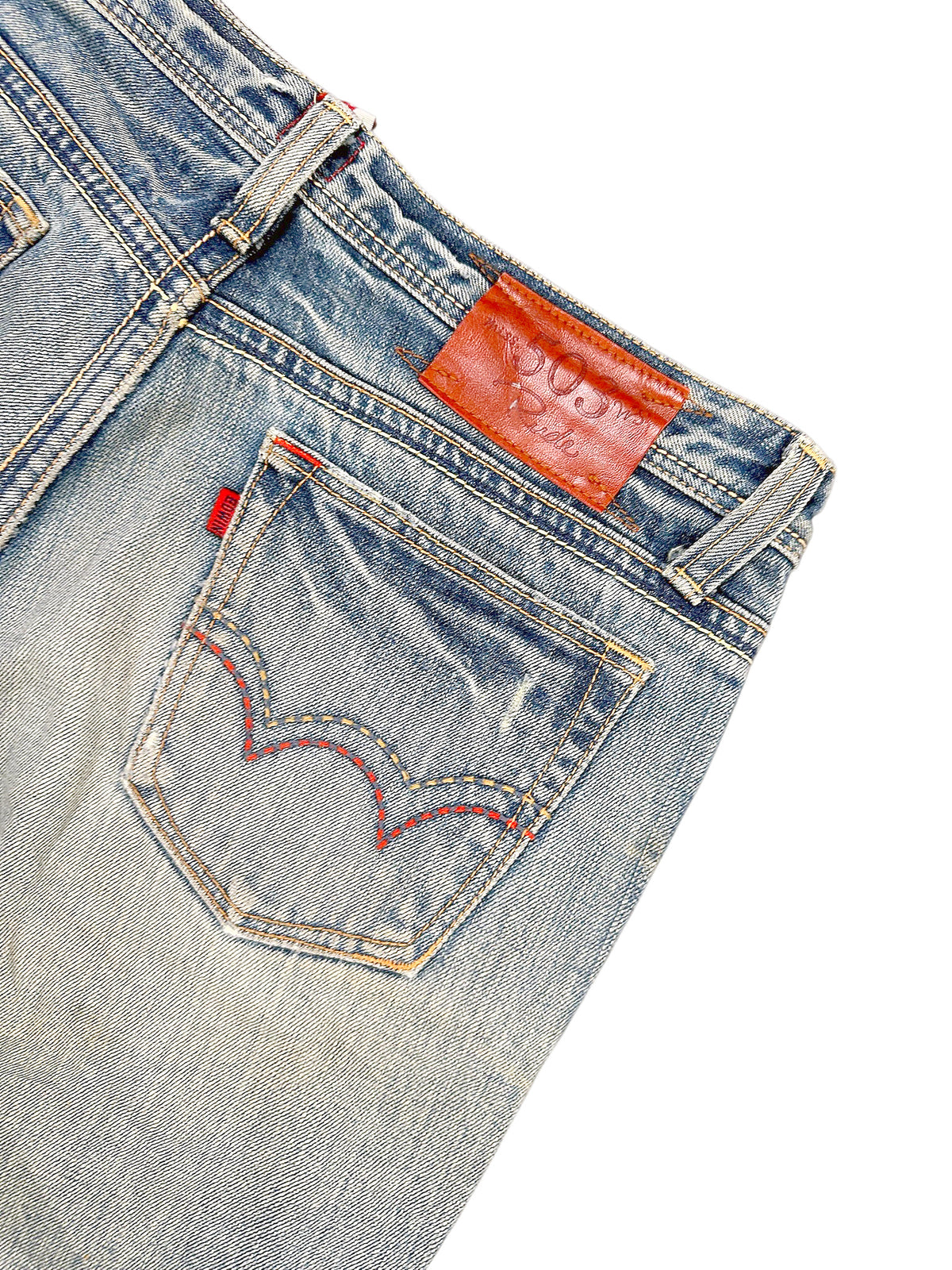Vintage Edwin Straight Leg Jeans „Miss 503“ (M) – Detailaufnahme 4