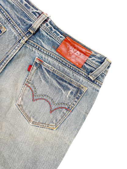 Vintage Edwin Straight Leg Jeans „Miss 503“ (M) – Detailaufnahme 4