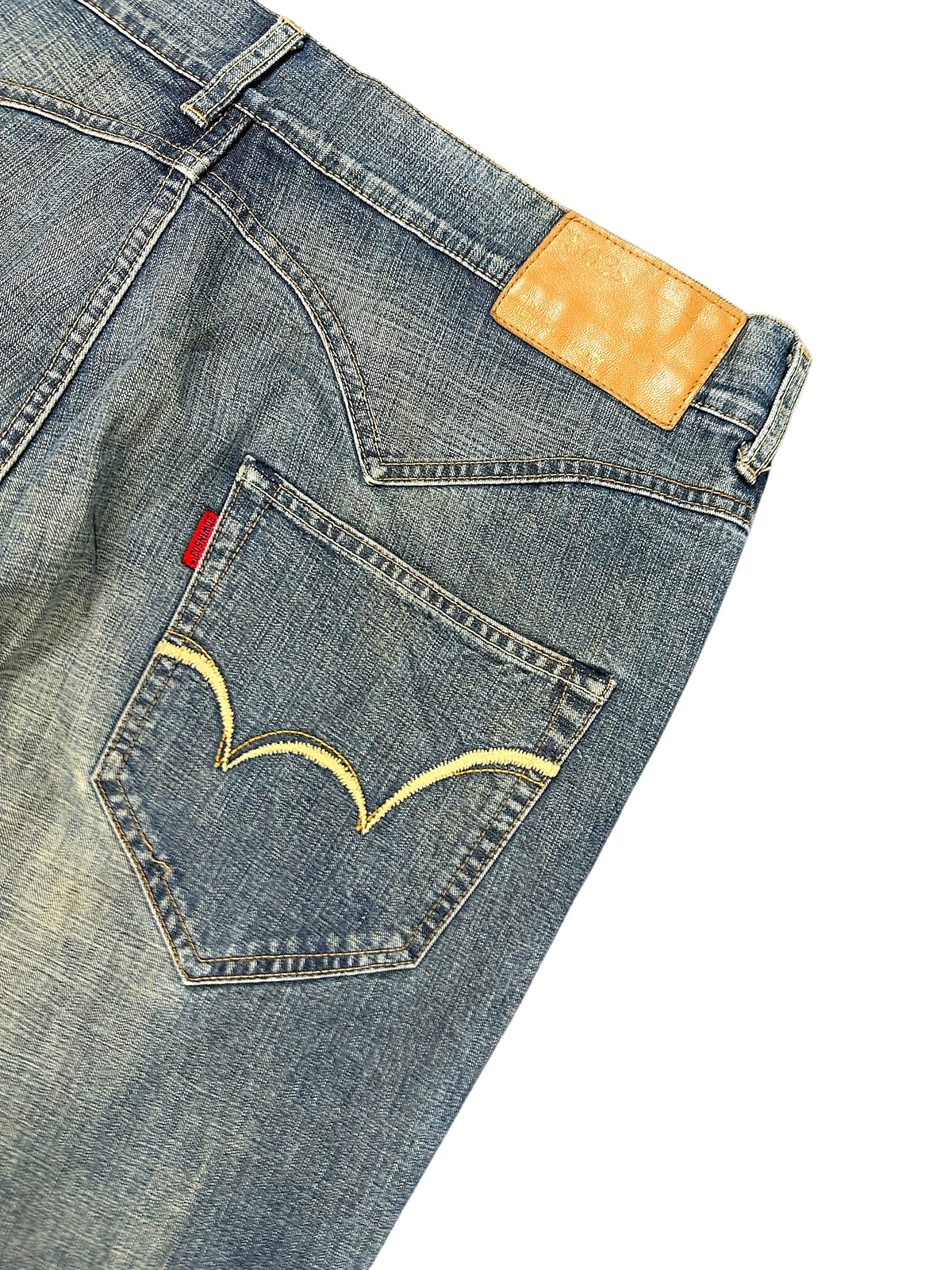 Vintage Edwin Japan Style Baggy Jeans (XL) – Detailaufnahme 3