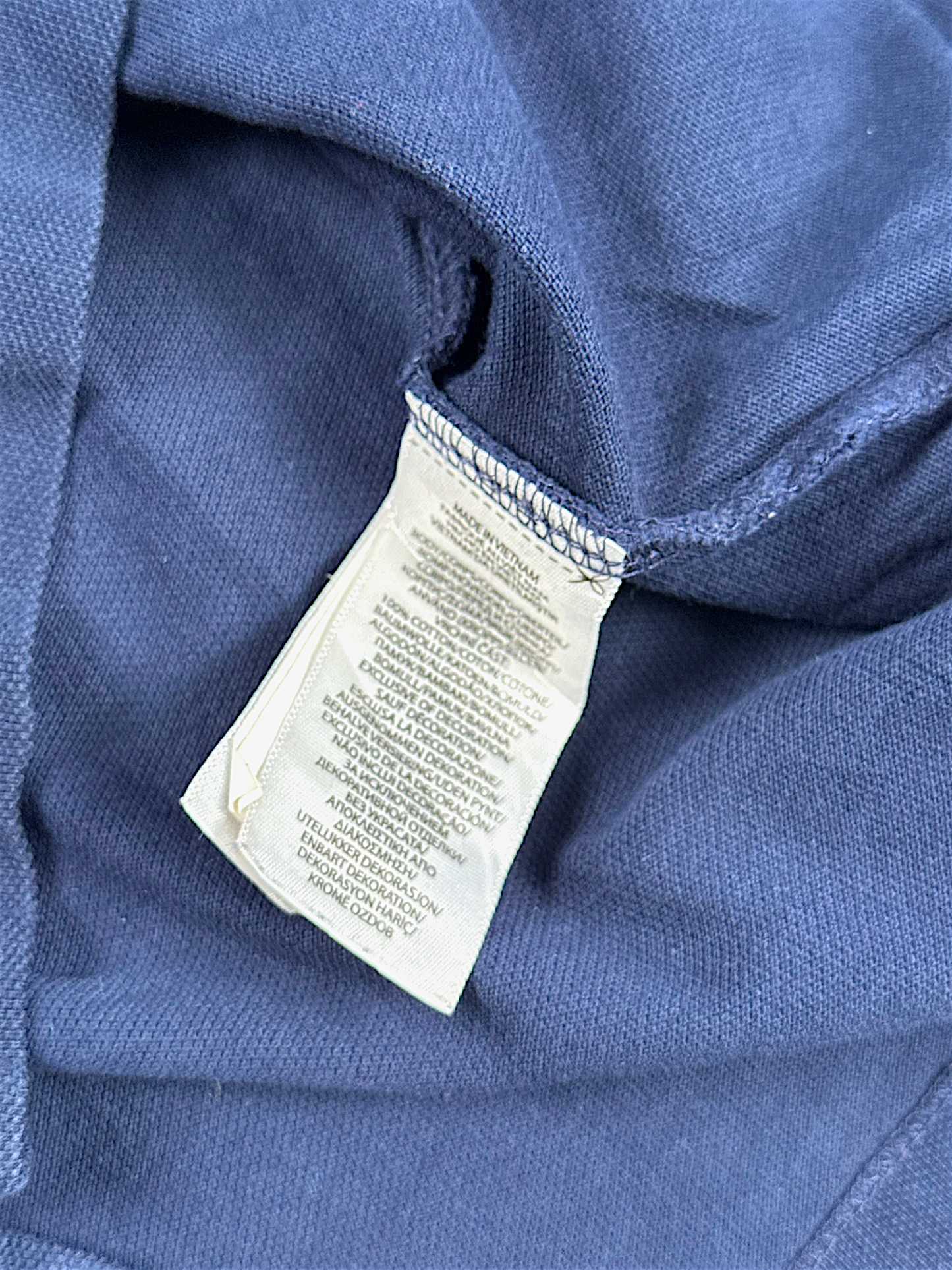 Vintage Ralph Lauren Y2K „Big Pony“ Langarm Polo (S)