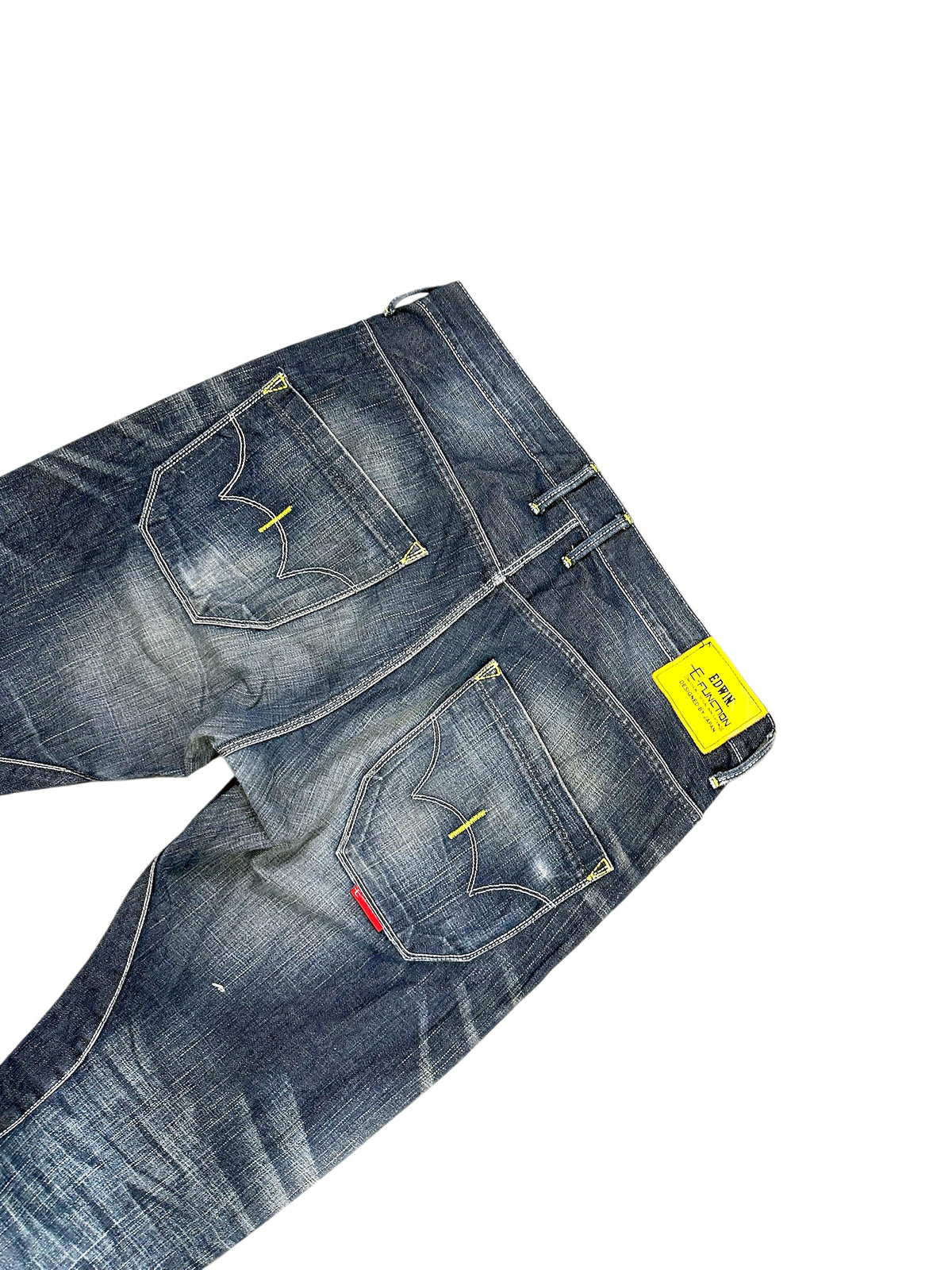 Vintage Edwin Japan Style Straight Leg Jeans „E-Function“ (L) – Detailaufnahme 3