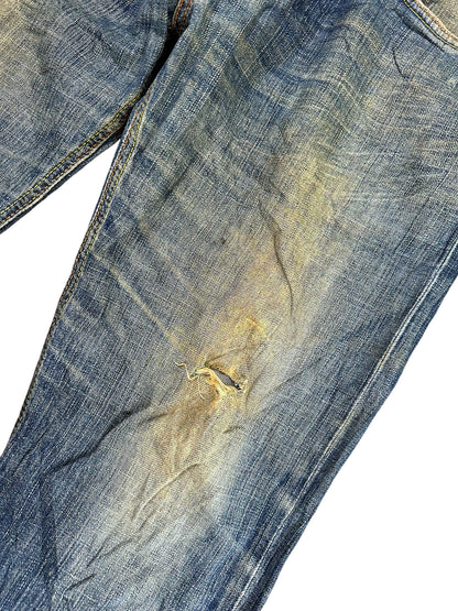 Vintage Edwin Japan Style Straight Leg Jeans „503“ (S) – Detailaufnahme 3