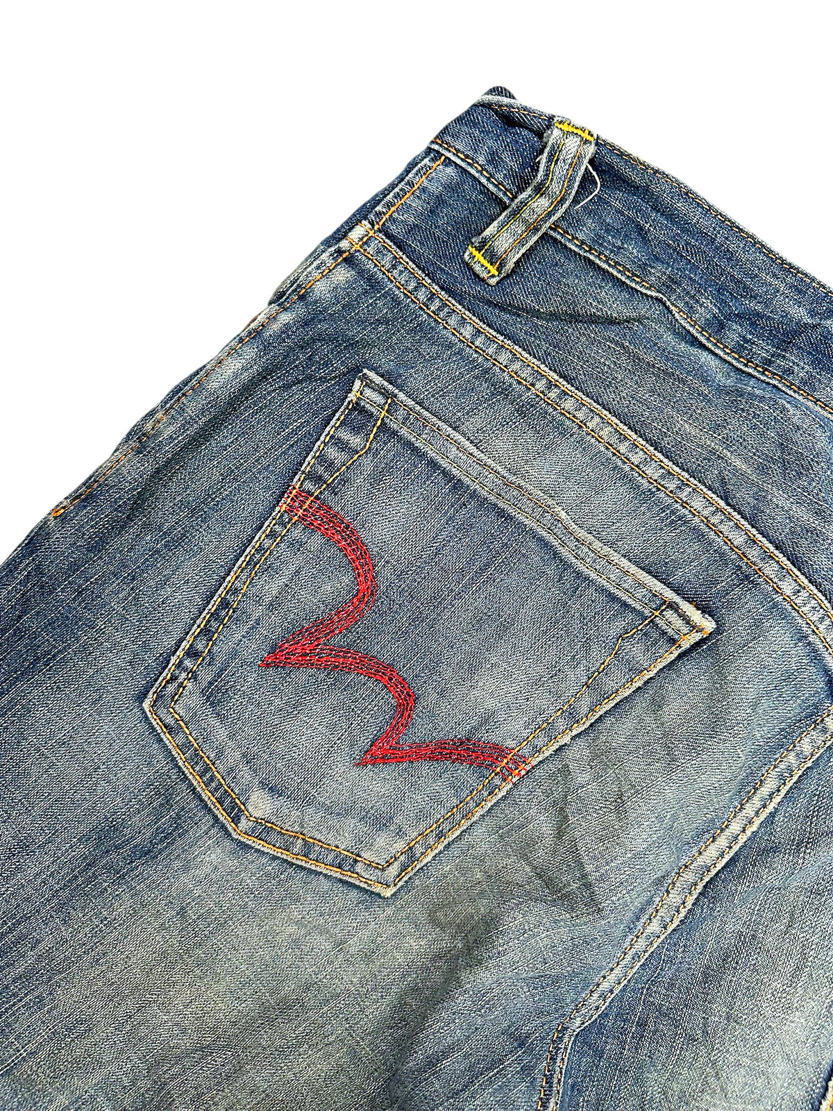 Vintage Edwin Japan Style Straight Leg Jeans „503“ (S) – Detailaufnahme 4