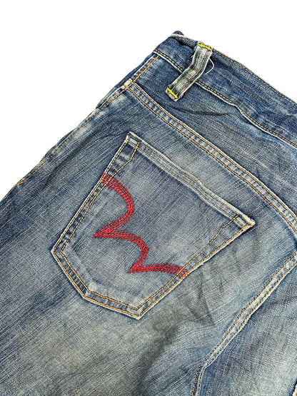 Vintage Edwin Japan Style Straight Leg Jeans „503“ (S) – Detailaufnahme 4
