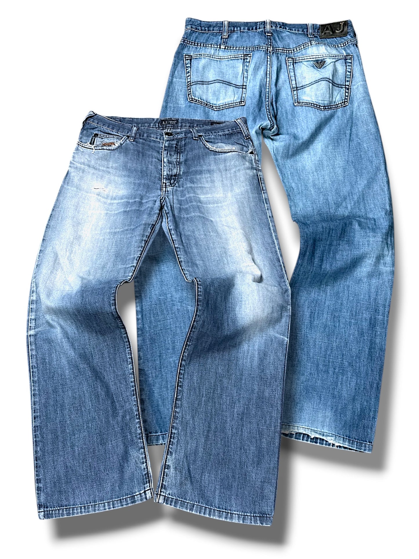 Vintage Armani Straight Leg Jeans (M)