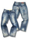 Vintage Edwin Japan Style Y2K Straight Leg Jeans (S) – Vorder- und Rückansicht