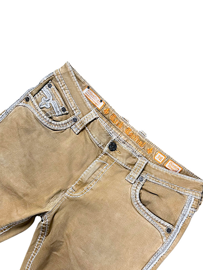 Vintage Rock Revival Y2K Straight Leg Jeans (M)