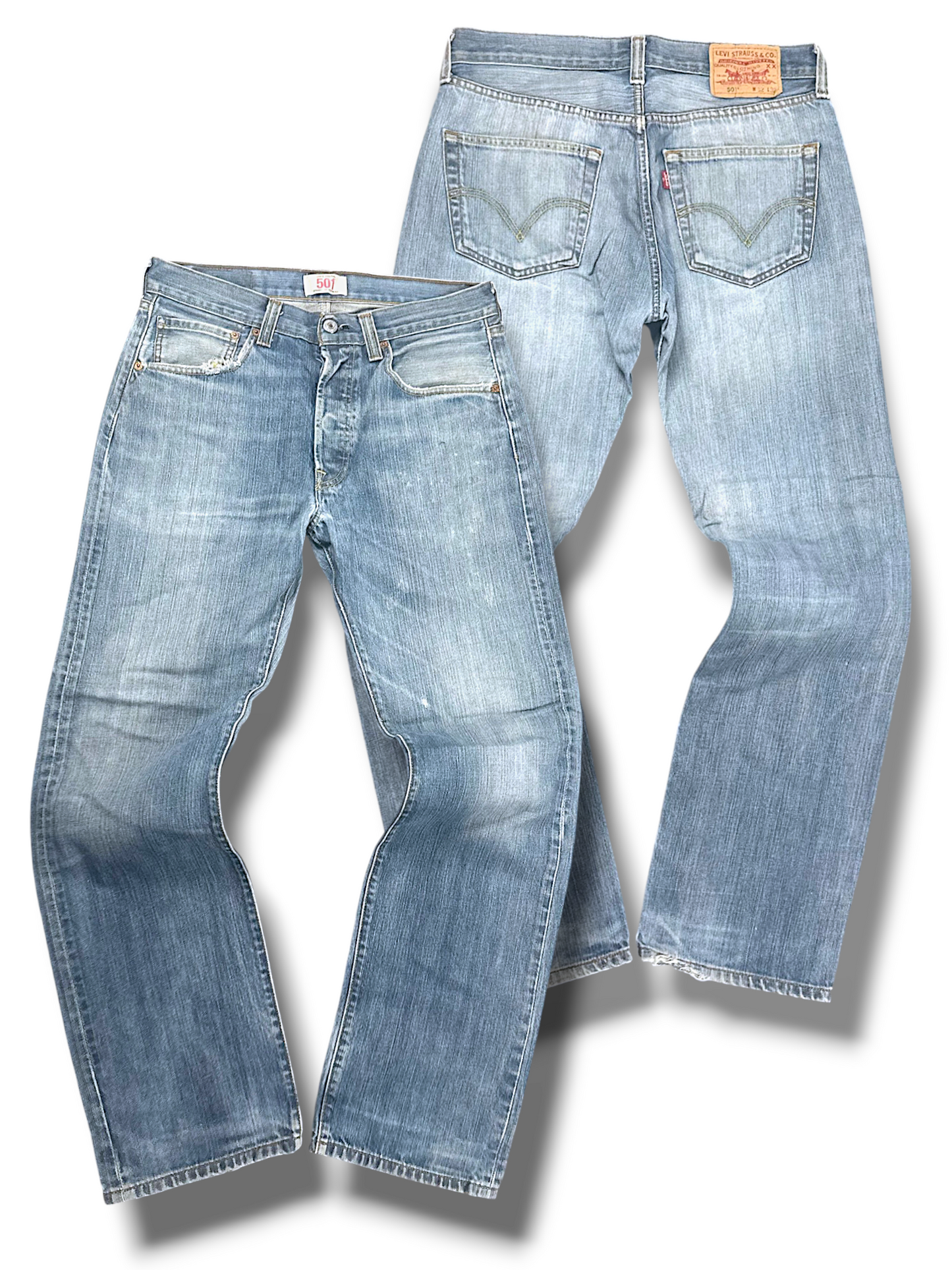 Vintage Levi’s Y2K Straight Leg Jeans „501“ (M)