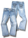 Vintage Hydraulic Bootcut/Flared Damenjeans (L)