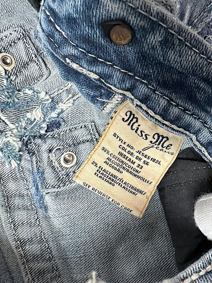 Vintage Miss Me Y2K Low Waist Bootcut / Flared Damenjeans (S)