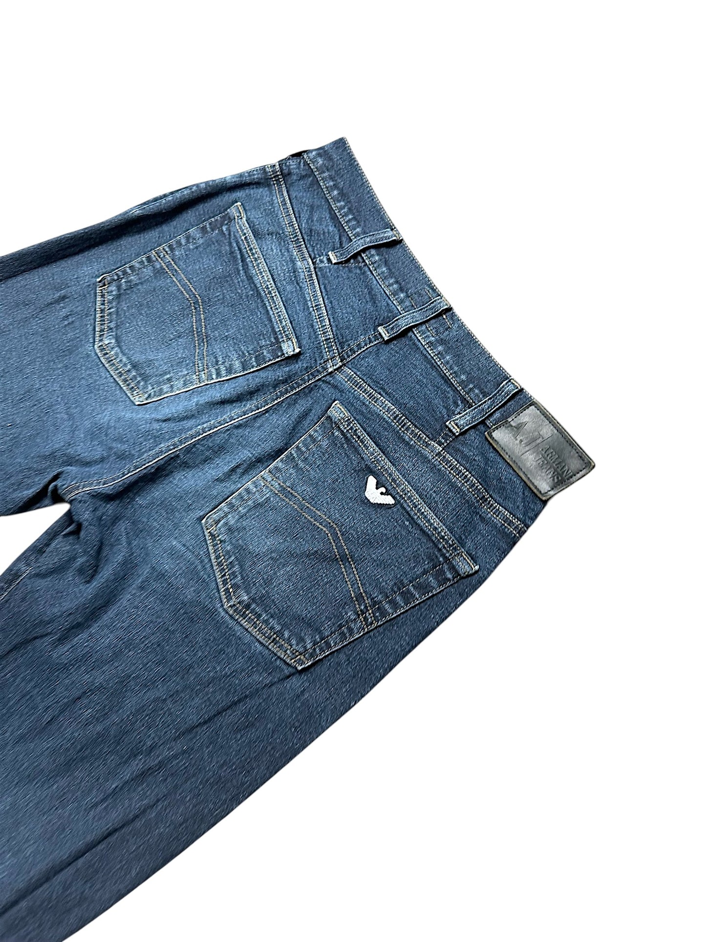 Vintage Armani Straight Leg Jeans (M)
