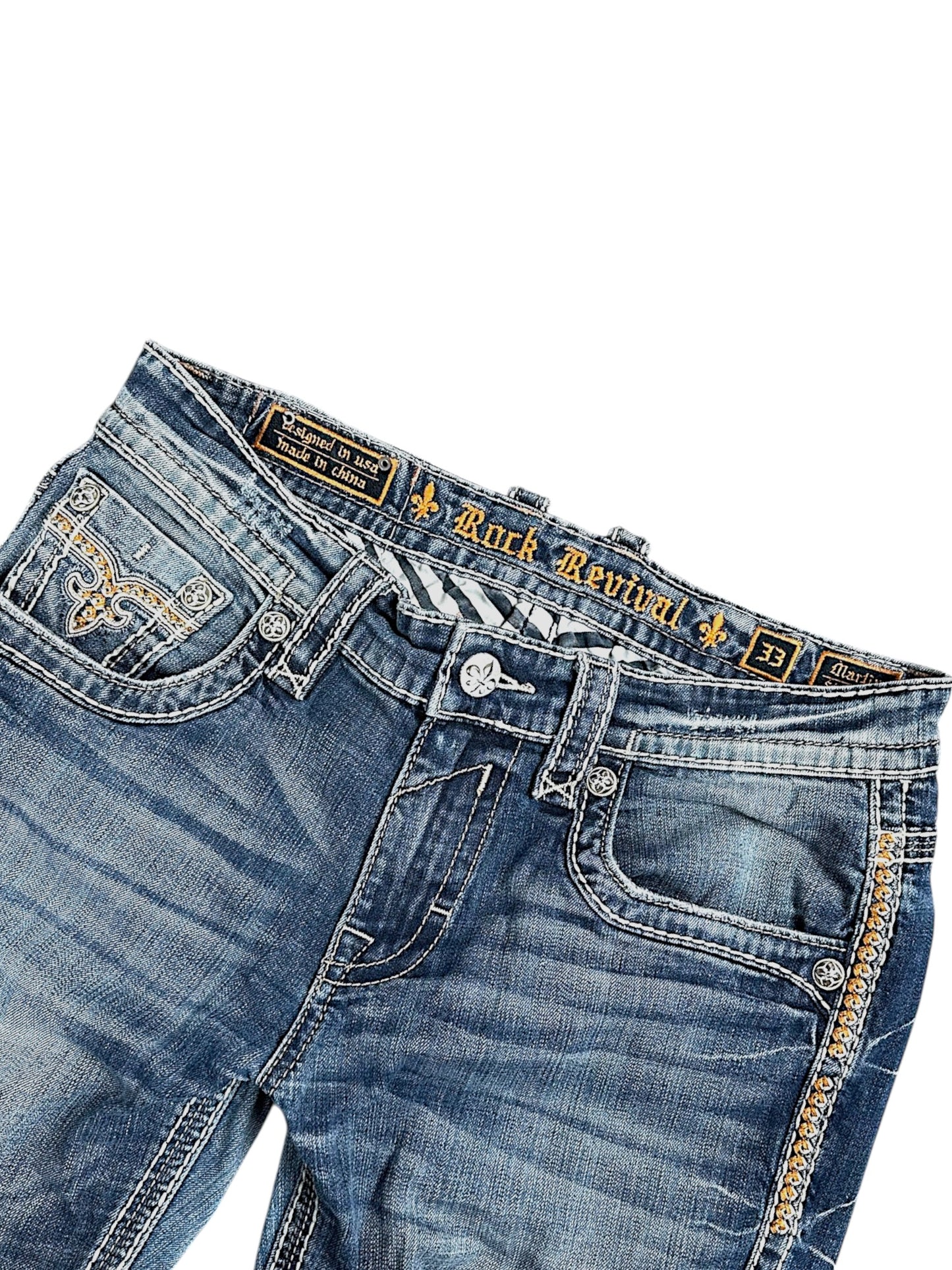 Vintage Rock Revival y2k Jeans (L)
