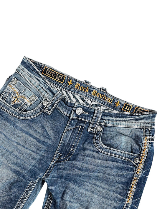 Vintage Rock Revival y2k Jeans (L)