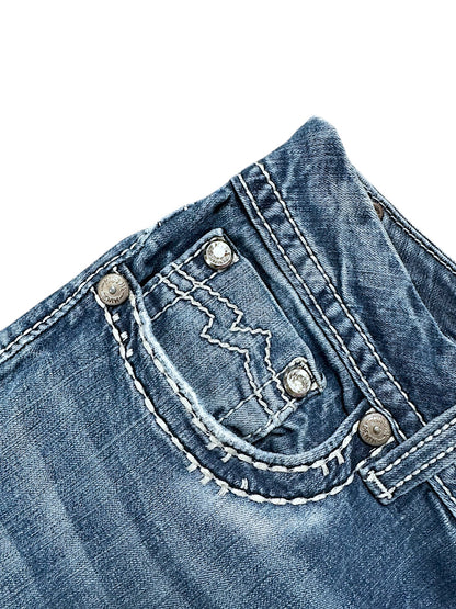 Vintage Miss Me Y2K Low Waist Bootcut / Flared Damenjeans (M)