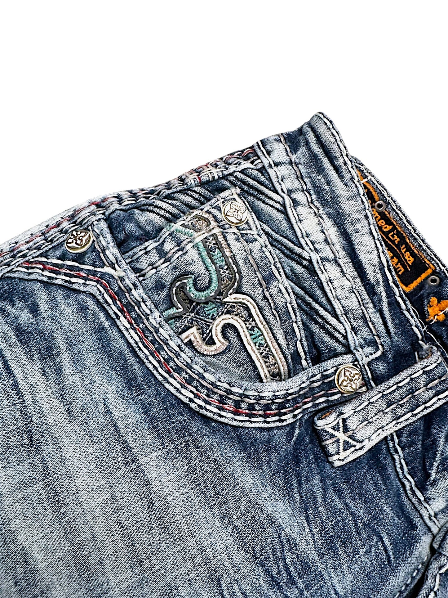 Vintage Rock Revival Y2K Straight Leg Jeans (S)