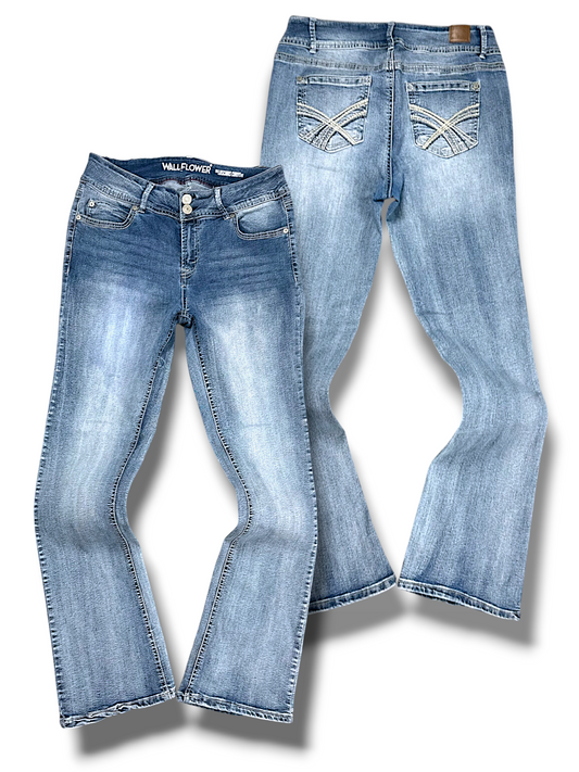 Vintage Wallflower Y2K Bootcut / Flared Damenjeans (L)