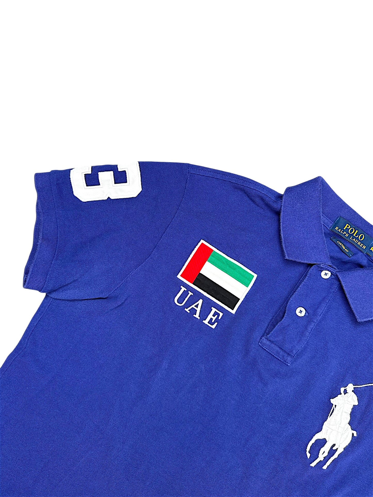 Vintage Ralph Lauren Y2K „UAE“ Polo (M)