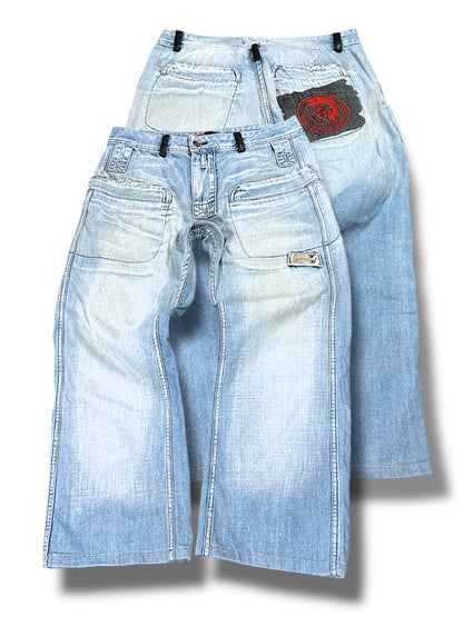 Vintage Diesel Y2K Baggy Jeans (XS)