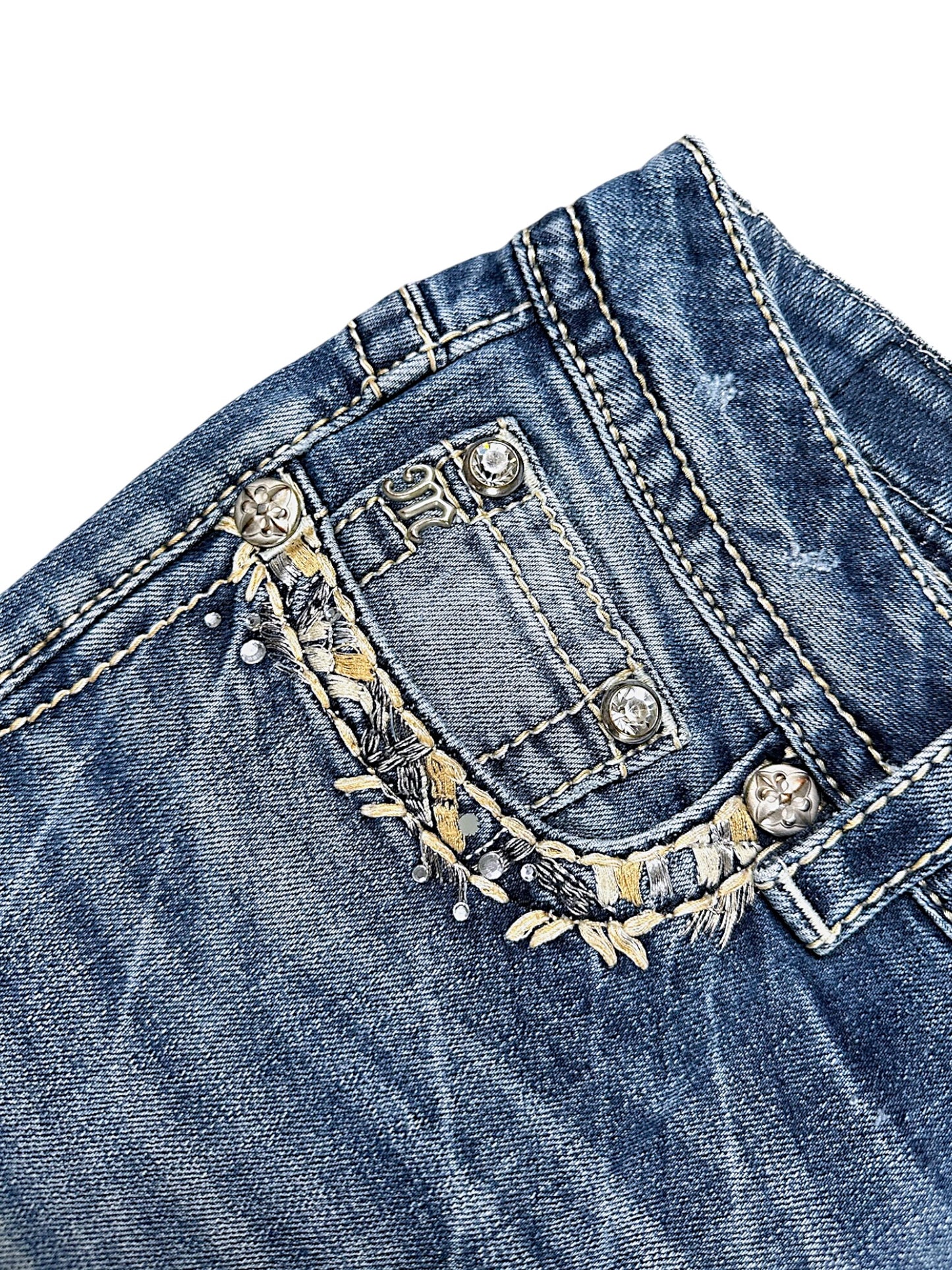 Vintage Miss Me Y2K Bootcut / Flared Damenjeans (L)