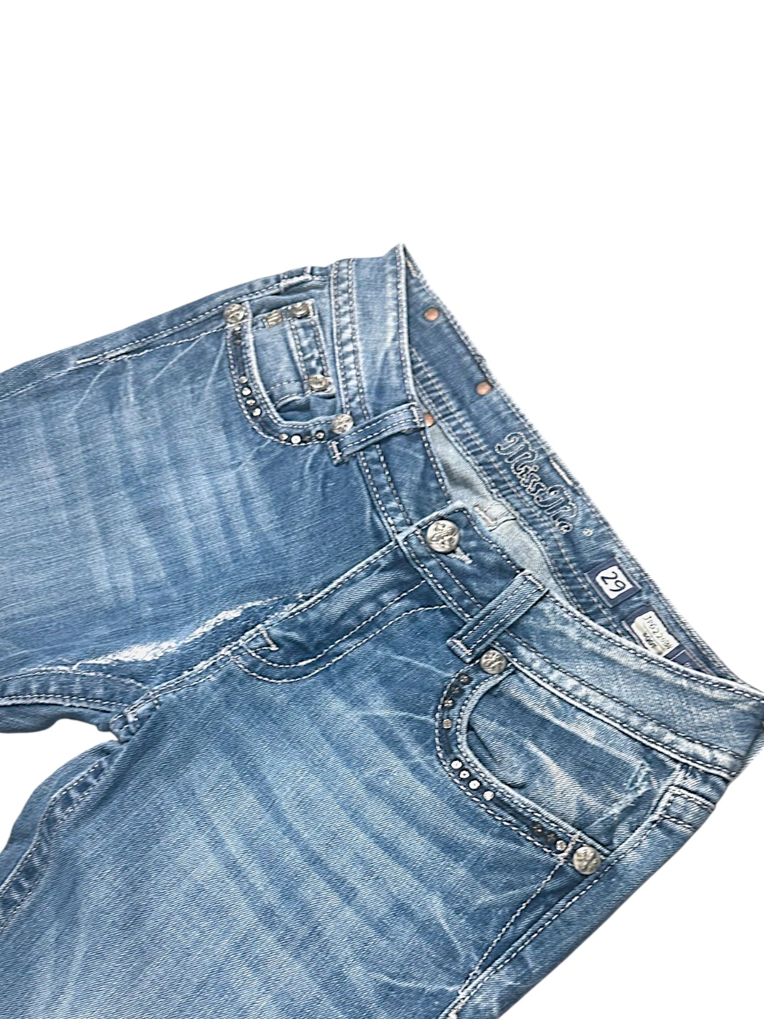 Vintage Miss Me Y2K Bootcut / Flared Damenjeans (S)
