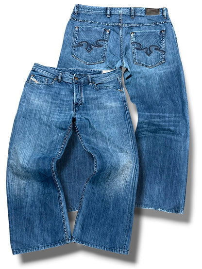 Vintage Diesel Y2K Baggy Jeans (S)