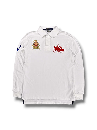 Vintage Ralph Lauren Y2K Langarm Polo (M)