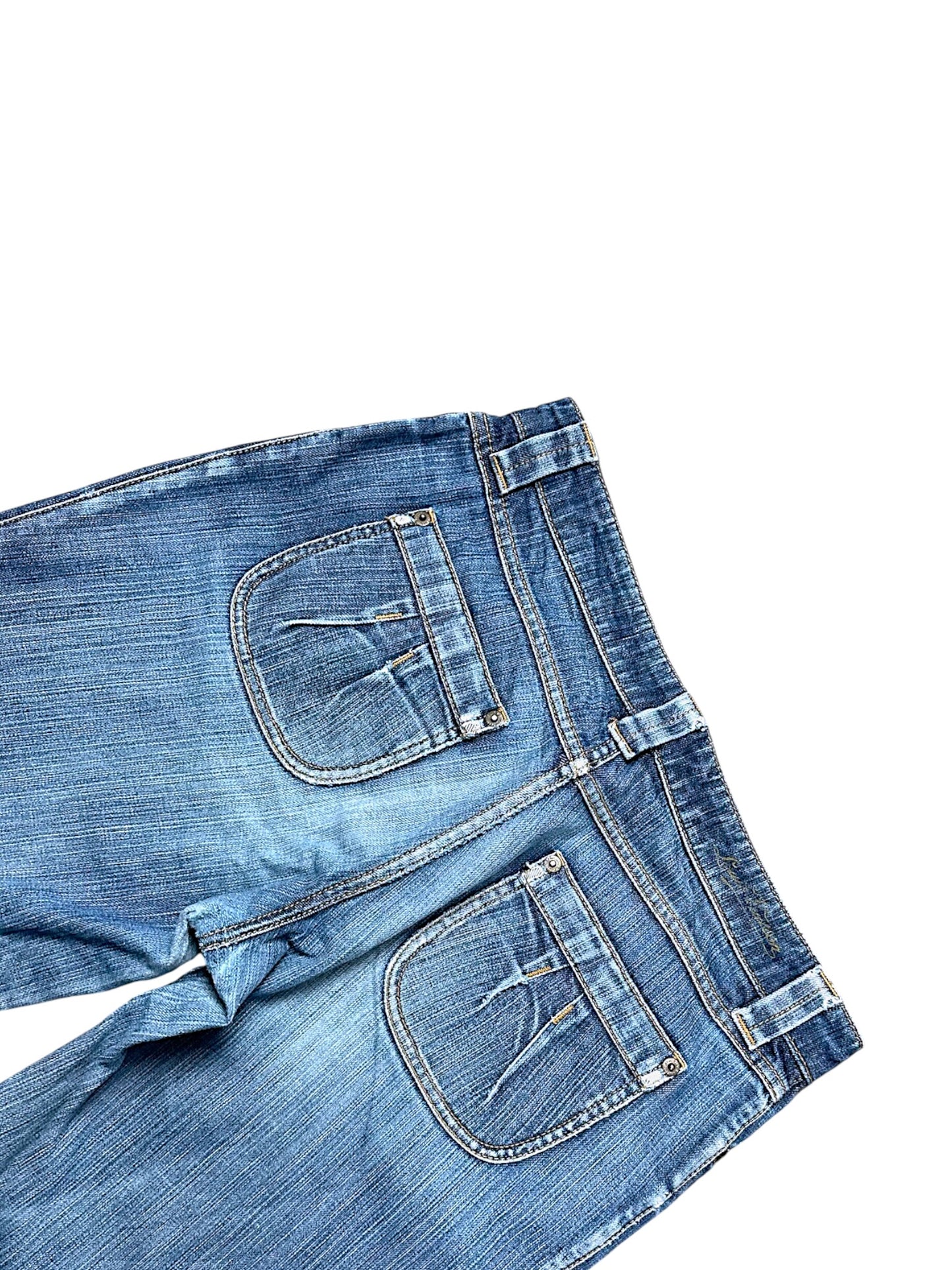 Vintage Louis Vuitton Y2K Flared Designerjeans