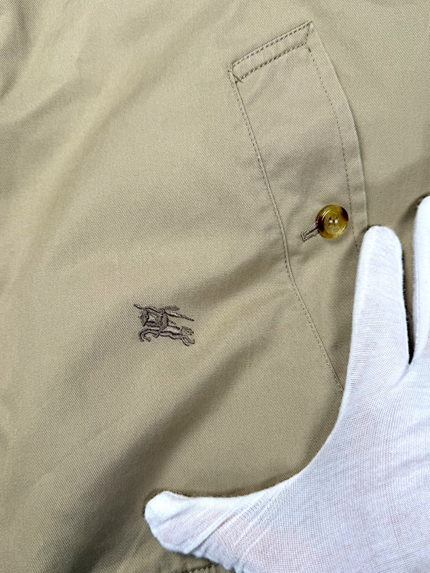 Vintage Burberry Y2K „monogram“ Harrington Jacke (L)