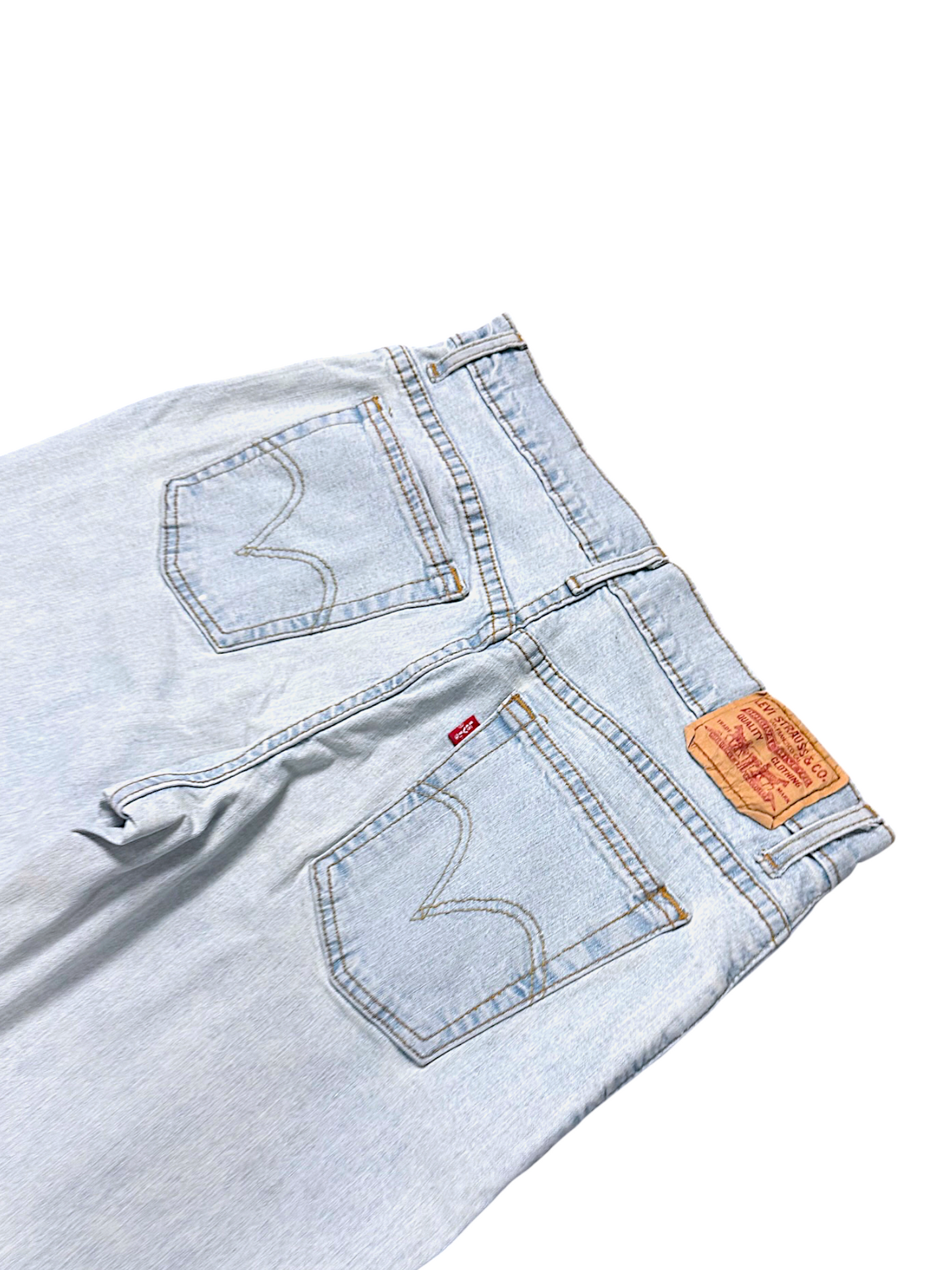 Vintage Levi‘s Bootcut / Flared Damenjeans „RELAXED BOOT CUT 556“ (M)