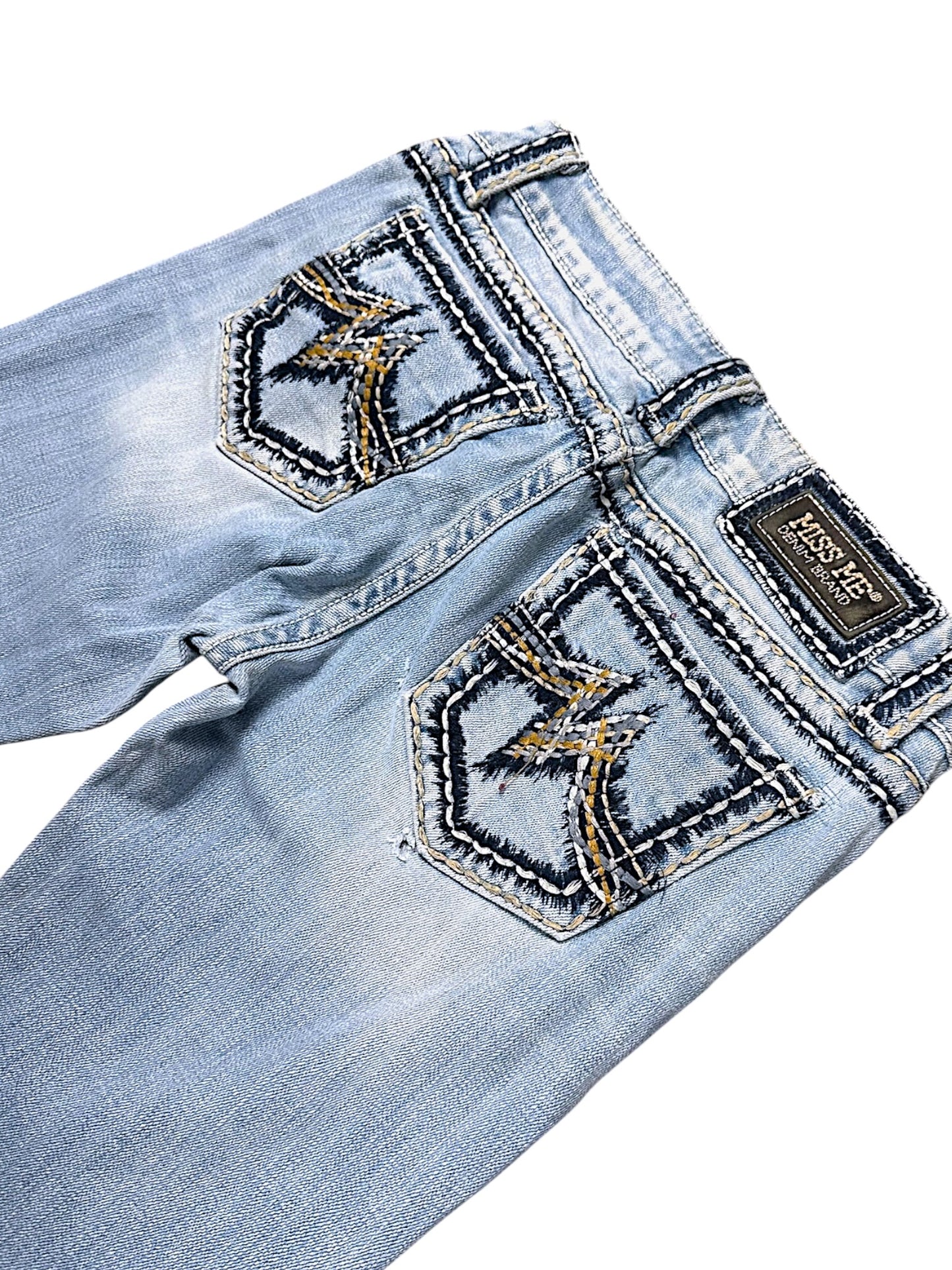 Vintage Miss Me Y2K Low Waist Bootcut / Flared Damenjeans (M)