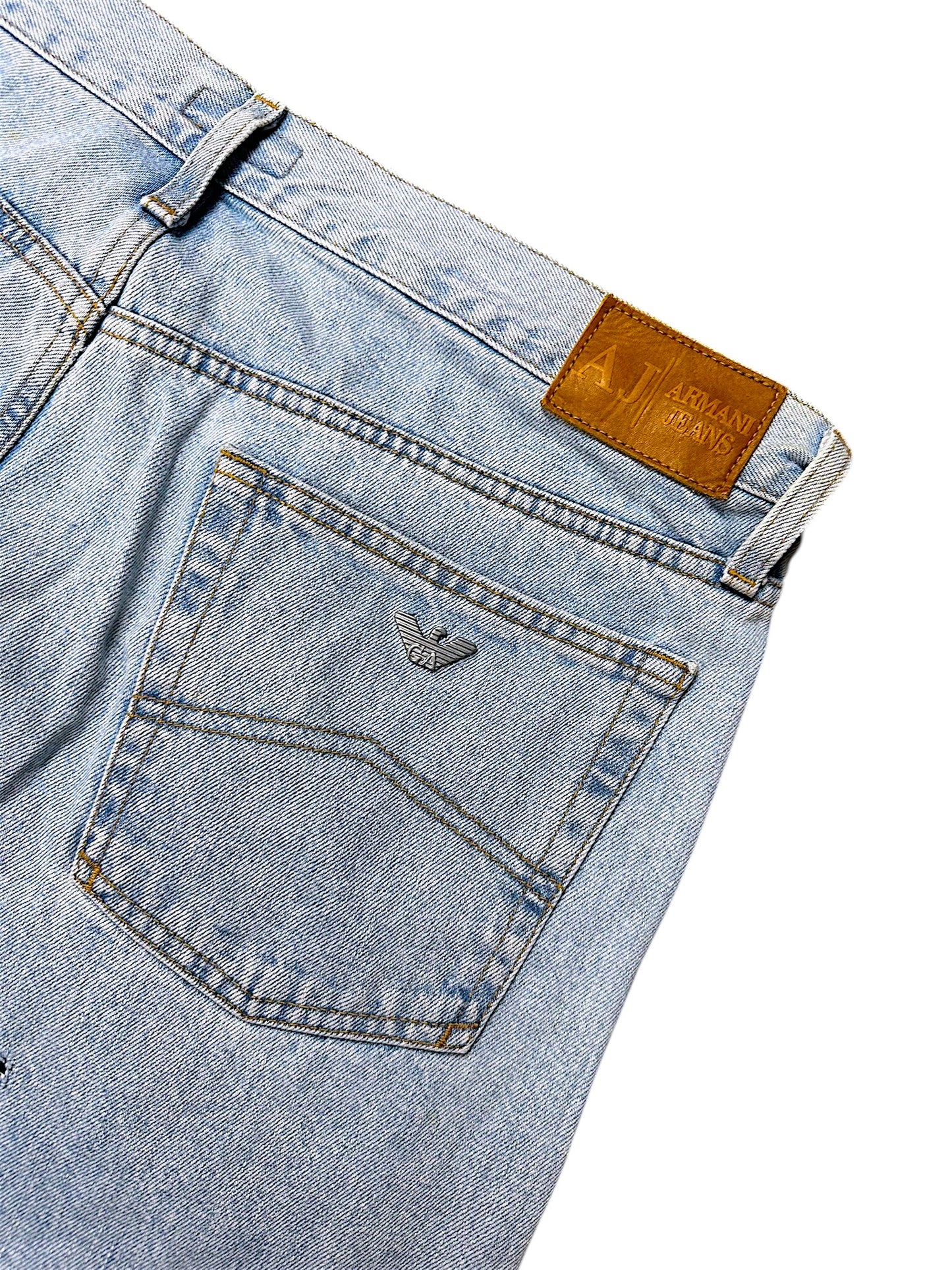 Vintage Armani Straight Leg Jeans (XL)