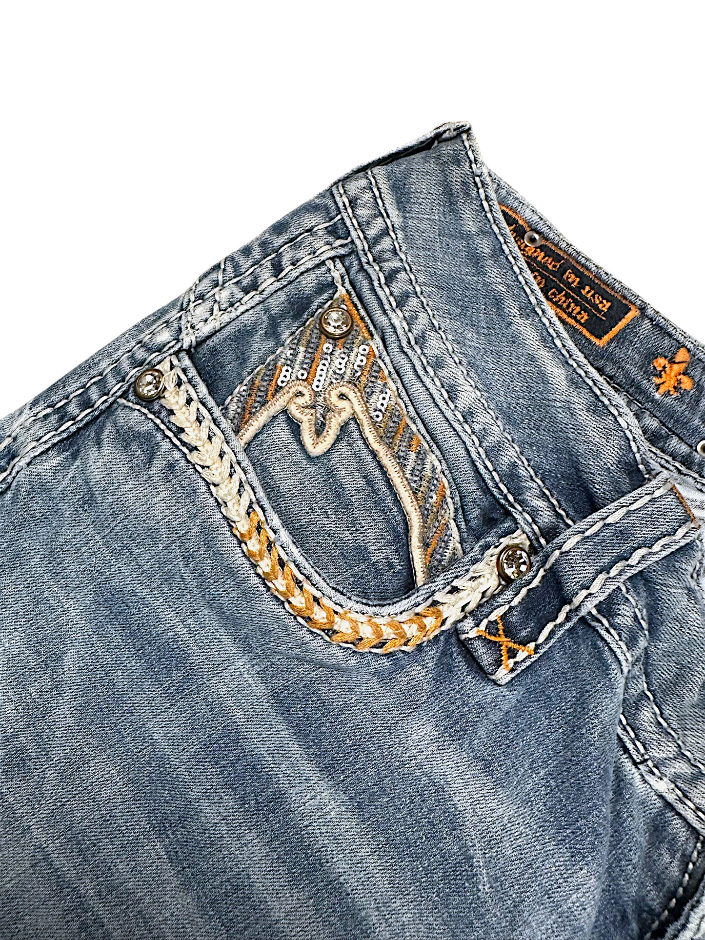 Vintage Rock Revival Y2K Bootcut / Flared Damenjeans (XL)